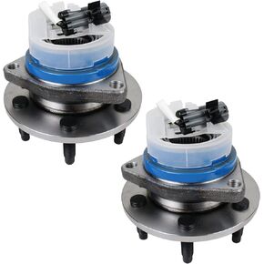 Pair 513236 Front Wheel Hub & Bearing Assembly Compatible with 2006-2007 Buick Terraza, 2006-2008 Chevy Uplander, 2006-2009 Pontiac Montana, 2005-2007 Saturn Relay 6Lugs w/ABS