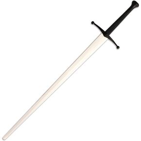 Red Dragon Armoury Synthetic Sparring Longsword - White Blade with Black Hilt