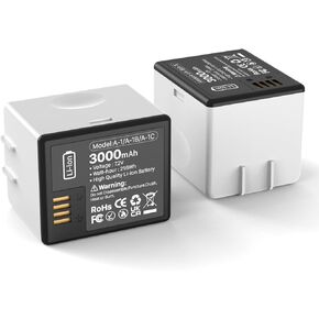 2 Pack 3000mAh for Arlo Battery, 2024 Upgrade 7.2V Rechargeable High Capacity Lithium Battery for Arlo Pro, Arlo Pro 2 Camera