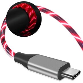 كابل USB C بطول 6 أقدام، كابل شاحن USB A إلى USB C شحن سريع، سلك شاحن USB A إلى النوع C لهاتف Samsung Galaxy S10 S10+ / Ultra S22 S21 S20 A13 A53 S10 Note 20 (أزرق)