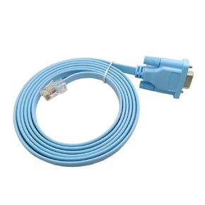 RJ45 to RS232 Cable DB9 9-Pin Serial Port Female to RJ45 Male Cat5 Ethernet LAN Console Cable Switch Cable Compatible with Cisco Router Switch