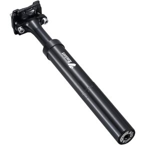 Bike Suspension Seat Post Shock Absorber 27.2 28.6 30.4 30.9 31.6mm (400mm Length 50mm Travel Aluminum)
