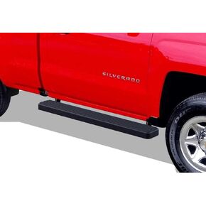 APS (304 Stainless Steel Polished Silver 5 inches Running Boards Bars Compatible with Chevy Silverado GMC Sierra 1500 2500 1999-2013 Regular Cab & 2500HD 3500 2001-2014 (Exclude CK Classic)