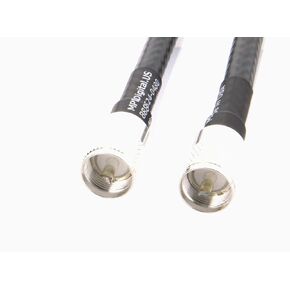 MPD Digital I LMR400 Times Microwave Coaxial Cable I PL259 Male to PL259 Male UHF Connectors I Low Loss RF Coaxial Cable I CB, Ham Radio, Transmitters, Antenna I 1ft