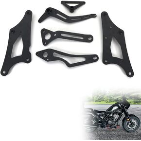 Xitomer for CMX500 Rebel Controls Repositioning Forward Footpeg Kit, Fit for 2022 CMX500 Rebel 2017 2018 2019 2020 2021 CMX500 Rebel Footrest Footpegs Adjustable Set