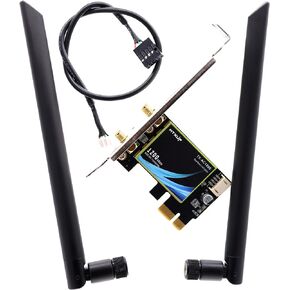 QCNFA34AC QCA61X4A 5GHz 802.11ac 867Mbps PCi-e Express Wireless WiFi Adapter WLAN Card w/Bluetooth 4.1 for Qualcomm Atheros QCNFA344A