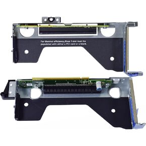 New PCIe Riser1 & Riser2 Expansion Card with Half Height Bracket Compatible with Dell Poweredge R440 RHWXM MC2DD