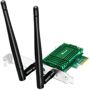 بطاقة Wifi 6E 5400 ميجابت في الثانية PCIE ثلاثية النطاق من FengSmart لأجهزة Windows 11 و10 64 بت وLinux Kernel 5.1 لأجهزة الكمبيوتر المكتبية، 2.4 جيجا هرتز 574 ميجا بت في الثانية، 5 جيجا هرتز 2400 ميجا بت في الثانية و6 جيجا هرتز 2400 ميجا بت في الثانية لل in Kuwait