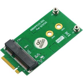 NGFF M.2 Key B to Mini PCI-E Adapter for 3G/4G/5G GSM LTE Module Mini PCIe Card to Desktop PC (with SIM Card Slot)