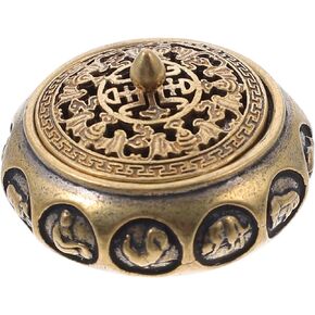 Desktop Desktop Censer Decor Incense Container Container at Home Statue China Incense Burner Incense Burner Bowl Incense Holder Pure Brass Metal Burner