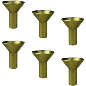 EXCEART Censer Backflow Rack 6Pcs Metal Filter Shape Incense Holders Retro Incense Stick Rack Storage Parts for Backflow Burner