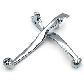 SMT-Chromed Brake Clutch Skull Hand Levers Compatible with Kawasaki Vulcan 1500 1600 2003-2008 [B00RUE9NU2]