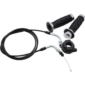 Throttle Twist Grip Set With 7/8" Scooter Holder Housing Throttle Cable For Gy6 50cc 80cc 125cc 150cc