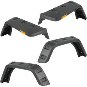 Rugged Ridge | Hurricane Fender Flare Kit, US, Smooth | 11640.25 | Fits 2007-2018 Jeep Wrangler JK