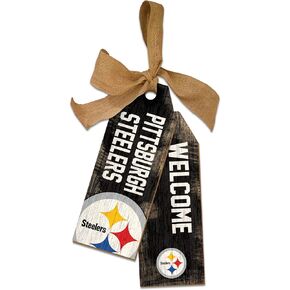 NFL Pittsburgh Steelers Unisex Pittsburgh Steelers Team Tags, Team Color, 12 inch