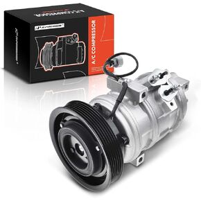 A-Premium Air Conditioner AC Compressor with Clutch Compatible with Acura MDX 3.5L 2001-2002, Honda Odyssey 3.5L 1999-2004, and Pilot 3.5L 2003-2004