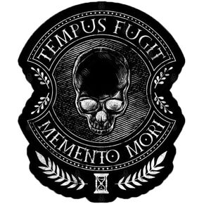 Memento Mori Sticker Decal Waterproof Funny Vinyl for Windows Cars laptops Bumper Stickers 6 inches
