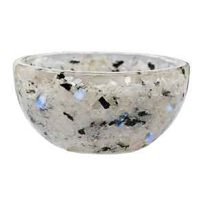 Lapis Lazuli Orgonite Orgone Crystal Gemstone Bowl - 3" Orgonite Lapis Lazuli Crystal Bowl for Meditation, Crystals and Healing Stones Gift and Protection