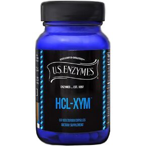US HCL-XYM Betaine HCL (Hydrochloride) 93 Caps Enzymes