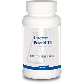 BIOTICS Research Cytozyme Parotid TS Parotid Concentrate, Digestive Health, Supports Parotid Gland Functioning, Fosters Enzyme Production, SOD, Catalase, Potent Antioxidant Activity 180 Tabs