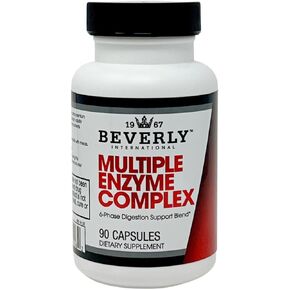 Beverly International (MEC Multiple Enzyme Complex, 90 Capsules. an Ultra-Premium Digestive Aid Helping Bodybuilders, Athletes and Fitness Enthusiasts Digest Their Meals More Easily. Take with Food.