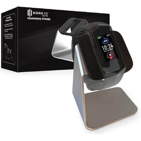 KORE 2.0 Elite Smartwatch Charging Stand - Aluminium Charging Watch Stand for Kore 2.0 Fitness Tracker l Sleek, Non-Slip Heart Rate Monitor Watch Holder Stand l Great Night Stand Accessories