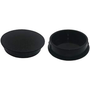 Parts Shop Black 52mm (2 1/16") Hole Cover Plug for use with auto Gauge Holder (2 Pack)