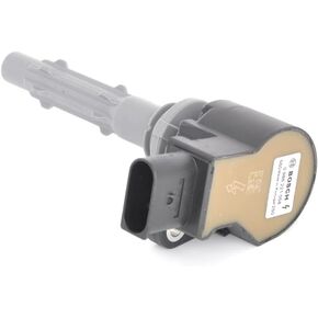 BOSCH 0986221058 Original Equipment Ignition Coil - Compatible With Select Mercedes-Benz C, CL, CLK, CLS, E, G, GL, GLK, ML, R, S, SL, SLK (230, 250, 280, 300, 350, 400, 450, 550) - Single