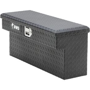 UWS EC10993 33-Inch Matte Black Heavy-Wall Aluminum UTV Side Tool Box for Select Polaris Ranger, RigidCore Lid