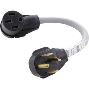 AC WORKS Electric Vehicle Charging Adapter for Tesla Use (14-30 4-Prong Dryer to Tesla)