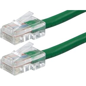Buhbo 10 ft CAT 5E UTP Ethernet Network Non Booted Patch Cable, White