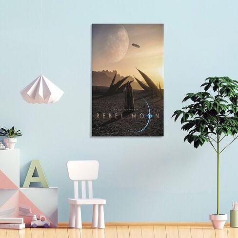 Rebel Moon Movie Poster Posters & Prints Poster Decorative Painting Canvas Wall Art Living Room Posters Bedroom Painting 16x24inch(40x60cm) in Saudi Arabia