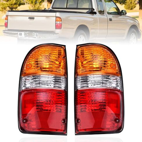 مصباح خلفي من Nakuuly متوافق مع 2001 2002 2003 2004 Toyota Tacoma سائق وجانب الركاب مجموعة إشارة الفرامل مع لمبة وسرج in Saudi Arabia