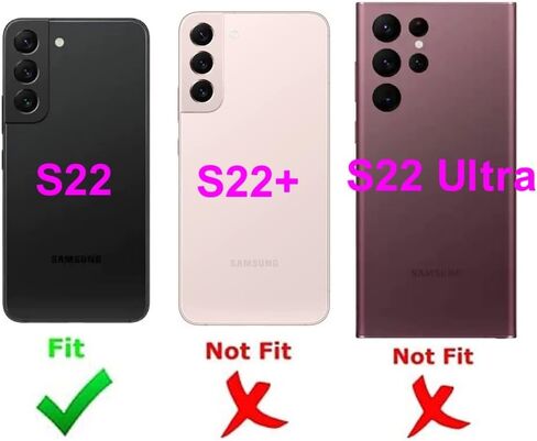 غطاء لاصق لباب البطارية الخلفي لهاتف سامسونج جالاكسي S22 SM-S901U S901U1 S901 (عبوة من قطعتين) in Saudi Arabia