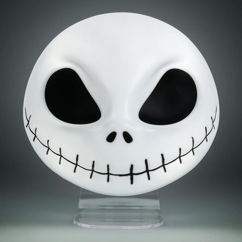 Paladone Nightmare Before Christmas Jack Mask Light وديكور الهالوين - مثبت على الحائط أو قائم بذاته، يتضمن كابل USB - إضاءة Jack Skellington على شكل 18 سم in Saudi Arabia