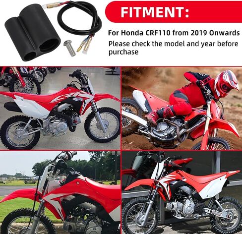 طقم نقل المفتاح/الضوء من Motoparty يناسب Honda CRF110 من 2019 فصاعدًا، حزام محول 12 بوصة in Saudi Arabia