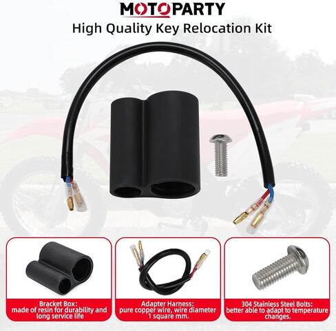 طقم نقل المفتاح/الضوء من Motoparty يناسب Honda CRF110 من 2019 فصاعدًا، حزام محول 12 بوصة in Saudi Arabia