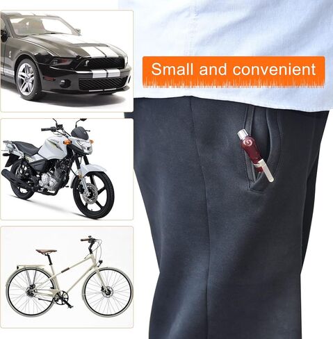 مقياس ضغط الإطارات بالقلم الرصاص (10-75 رطل لكل بوصة مربعة، 20-550 كيلو باسكال، 0.2-5.5 بار) طرف معدني لقياس الإطارات، مقياس الإطارات بالقلم الرصاص للسيارات، Vs، سيارات الدفع الرباعي والدراجات، (3 عبوات) مقياس الإطارات و4 أغطية جذعية in Kuwait