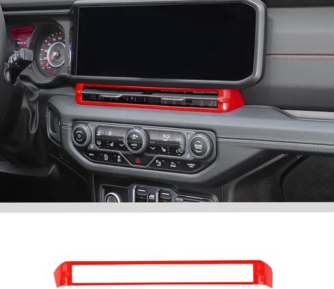 JWWY for Jeep JL Center Console Air Outlet Cover Trim for 2024 Jeep Wrangler JL JLU & Gladiator JT Interior Accessories Carbon Fiber in Kuwait