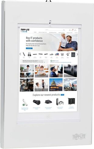 TRIPP LITE Secure Tablet Kiosk Wall Mount for iPad & Android, Anti-Theft Lock & Keys Included, Supports 9.7" to 11" Tablets, Pads Protect from Scratches & Scuff Marks, 5-Year Warranty (DMTB11) in Kuwait