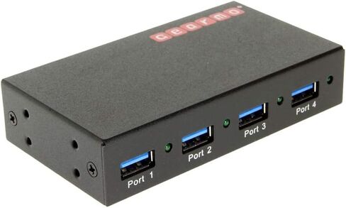 Gearmo USB 3.0 4 Port Metal Hub مع حماية 15KV ESD وأقواس التثبيت in Kuwait
