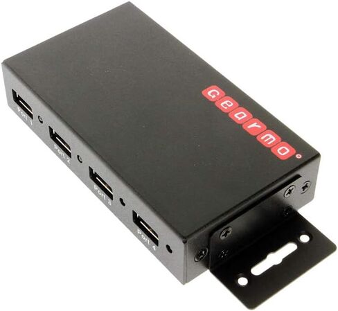Gearmo USB 3.0 4 Port Metal Hub مع حماية 15KV ESD وأقواس التثبيت in Kuwait