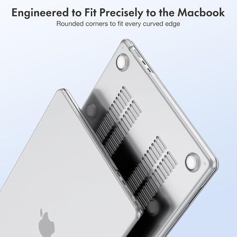 حافظة INFURTURE متوافقة مع حافظة MacBook Air 15 بوصة 2023 New M2 Model A2941 مع حافظة معرف اللمس/غطاء لوحة المفاتيح TPU/واقي الشاشة، شفاف لامع in Kuwait