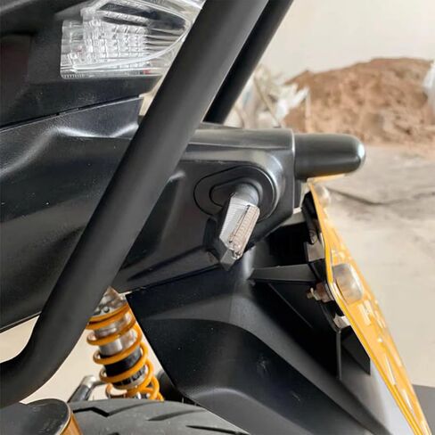 LQMY Accessories 4 Pcs Black Motorcycle Turn Signal Adapter Spacers, Fit with FZ 09 Tenere 700 2019-2021 MT07 2014-2018 MT09 Tracer 900 FJ09 2015-2018 Tenere 700 2019-2021 XSR 900 2016-2018 Black in Saudi Arabia