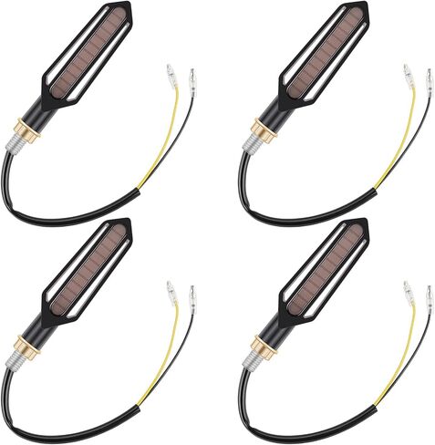 4 قطعة مؤشرات دراجة نارية تتدفق بدوره أضواء الإشارة دراجة نارية تحول مؤشرات 12 فولت 12LED للدراجات النارية دراجة نارية LED العنبر in Saudi Arabia