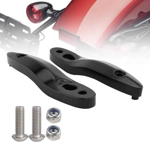 Topteng Motorcycle Turn Signal Extension Bracket License Plate Relocation Kit fits for Harley Softail All Models 2000-2020(Except FXDR) in Saudi Arabia