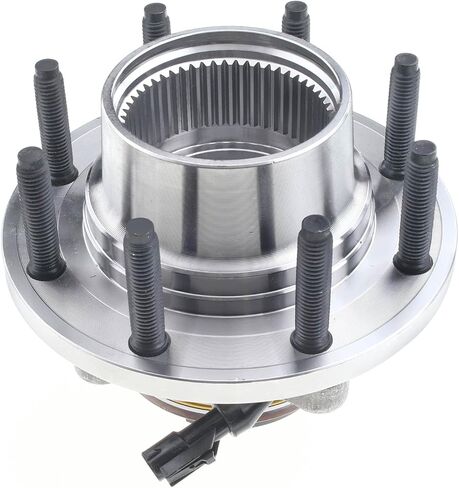 محمل العجلة الأمامية الممتازة ومجموعة المحور مع ABS و8 عروة متوافقة مع Ford F-250 Super Duty 1999-2004، F-350 Super Duty 1999-2004، Excursion 2000-2002، 4WD فقط، استبدال # 515020 in Kuwait
