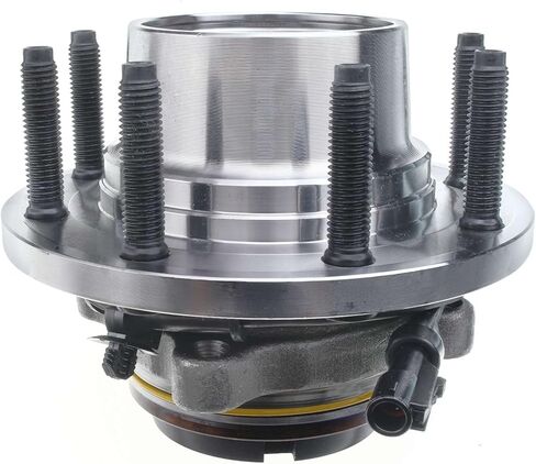 محمل العجلة الأمامية الممتازة ومجموعة المحور مع ABS و8 عروة متوافقة مع Ford F-250 Super Duty 1999-2004، F-350 Super Duty 1999-2004، Excursion 2000-2002، 4WD فقط، استبدال # 515020 in Kuwait