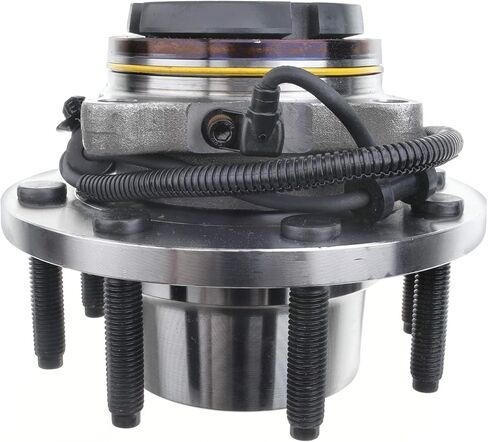 محمل العجلة الأمامية الممتازة ومجموعة المحور مع ABS و8 عروة متوافقة مع Ford F-250 Super Duty 1999-2004، F-350 Super Duty 1999-2004، Excursion 2000-2002، 4WD فقط، استبدال # 515020 in Kuwait