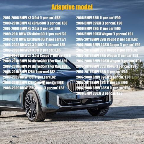 حشية مشعب السحب Pack-6، حشية ختم مطاطية، استبدل 11617547242، متوافقة مع أجزاء حشية BMW N46 N54 E60 E70 E90 E92-128i 135i 325xi 328i 328xi 330i 335i (أسود) in Saudi Arabia